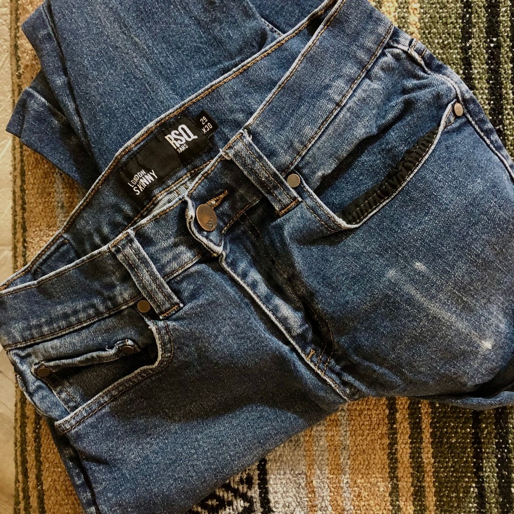 Rogue Cowboy Skinny Blue Jeans